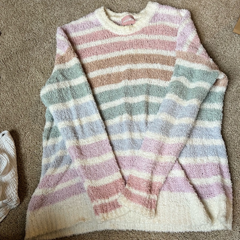 Show me your mumu stripe sweater